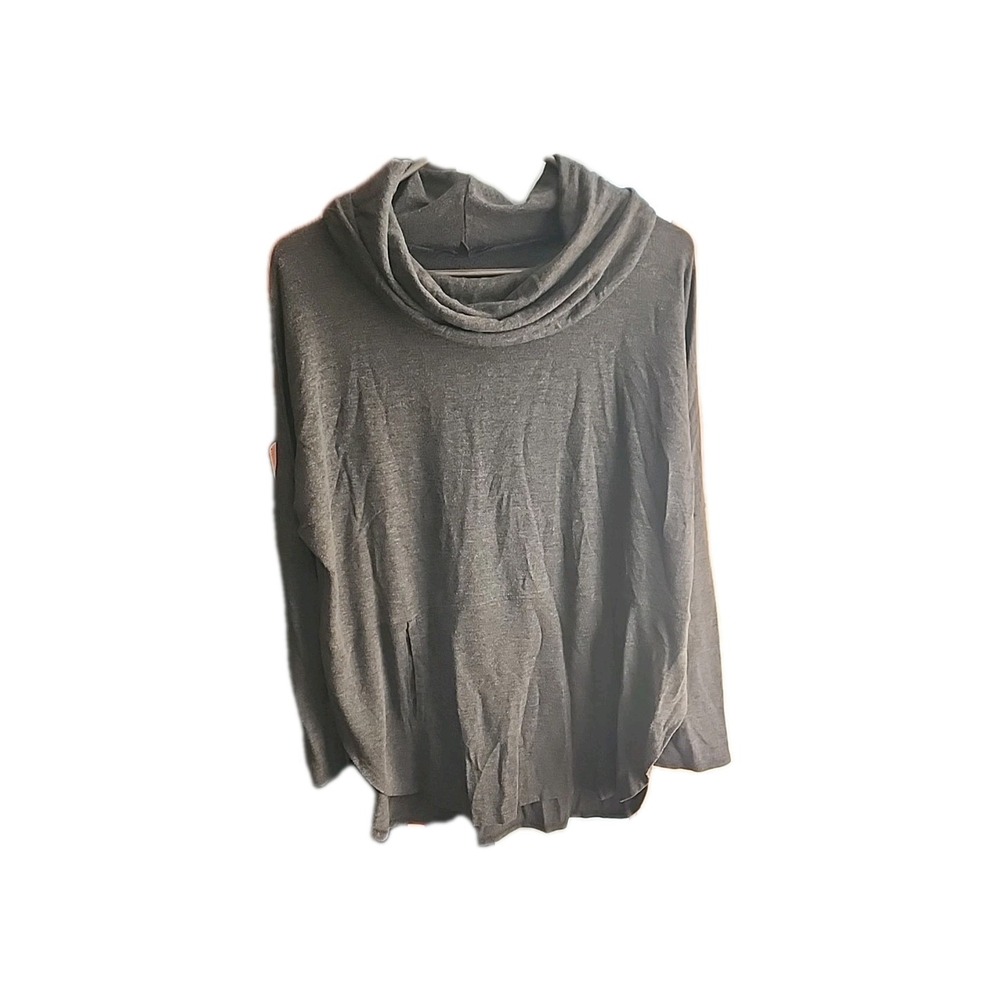 Oliva Sky Women's Turtle Neck Long Sleeve Size Large Grey